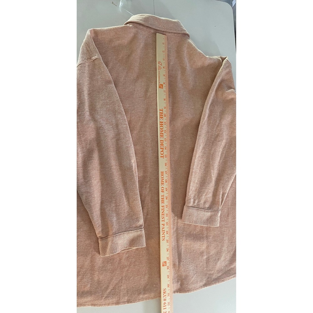 Lane Bryant Women's Plus Herringbone Button Down Long Sleeve Shacket 18/20 NWT - Picture 9 of 10